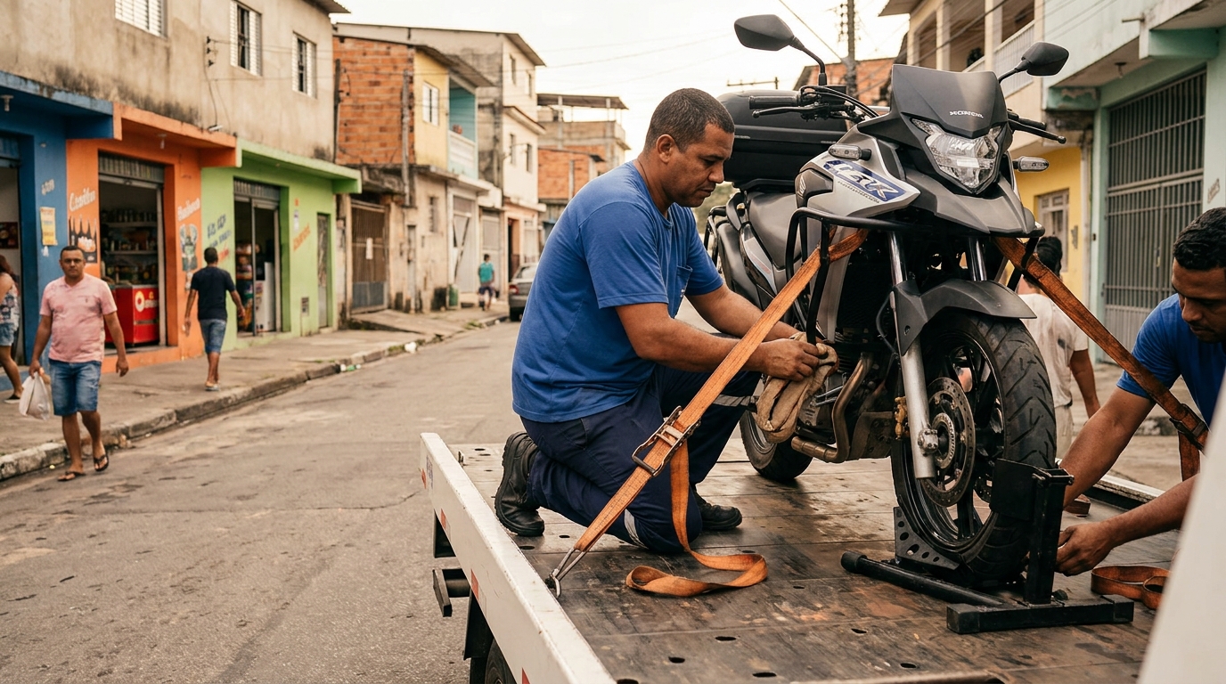 Guincho para Moto perto de mim em Bauru‑SP